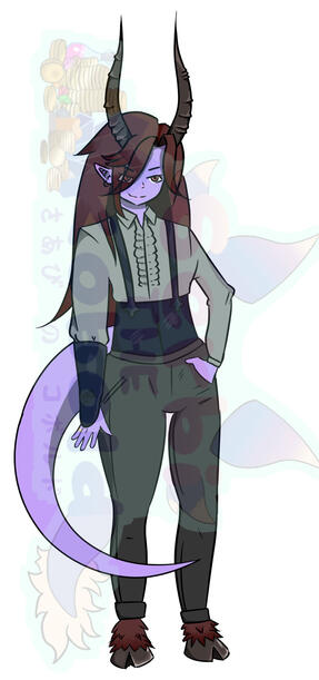 Tiefling (Full body for OddKnitty)